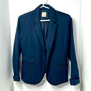 J. Crew academy blazer size 6 navy/black trim